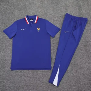Survêtement polo bleu équipe de France 25-26